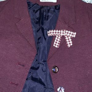 Girls purple blazer from H&M